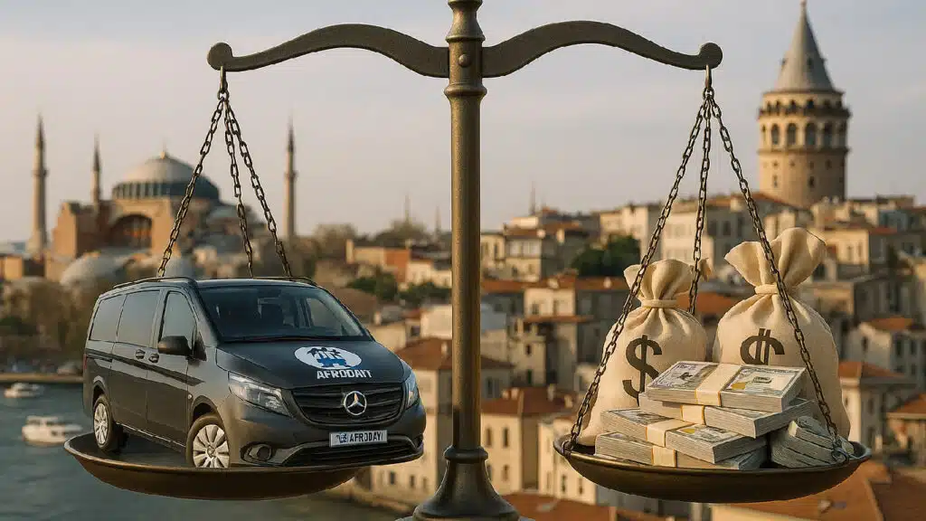 سعر سيارة مع سائق في اسطنبول